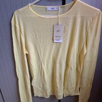 Продавам жълта блуза трико, снимка 1 - Блузи с дълъг ръкав и пуловери - 43132902