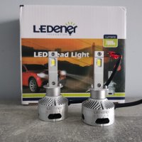 Ledener LED Canbus крушки Н1 Н4 H7 H11 НВ4 40W 7000LM 6000K, снимка 6 - Аксесоари и консумативи - 43760022
