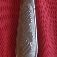 Стар нож от соца красива орнаментика за КОЛЕКЦИЯ ДЕКОРАЦИЯ 42146, снимка 2 - Други ценни предмети - 43845118