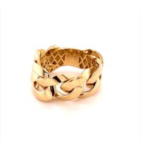 Златен дамски пръстен 6,96гр. размер:62 14кр. проба:585 модел:16399-5, снимка 2 - Пръстени - 40770118