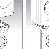 Свързваща рамка за пералня и сушилня Siemens WZ20400 , снимка 4 - Хладилници - 34911709
