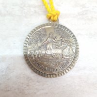 Бронзов медал Trimm Spiele Kegeln 1800, снимка 3 - Антикварни и старинни предмети - 33657649