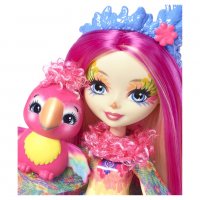 Кукла Enchantimals Peeki Parrot Doll & Parrot Sheeny / Енчантималс - Кукла и Папагал, снимка 4 - Кукли - 28914566