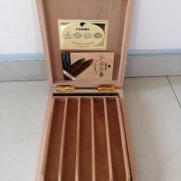 Дървена кутия за пури 19 х 15 h 4 см. , снимка 4 - Други стоки за дома - 43533303
