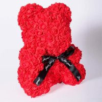 червено мече от рози , снимка 3 - Подаръци за жени - 43989217