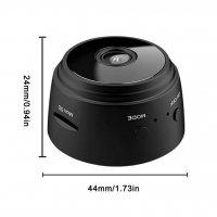 Мини камера за наблюдение засичаща движение с функция за нощно виждане + 64 gb micro sd, снимка 4 - Камери - 40008391