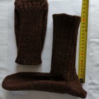 Вълнени чорапи ръчно плетиво, снимка 3 - Други - 43871036