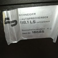 schneider 118ls germany 2804211355g, снимка 11 - Тонколони - 32707880