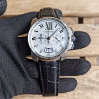 Мъжки часовник Cartier Calibre de Cartier с кварцов механизъм, снимка 1 - Мъжки - 41694964