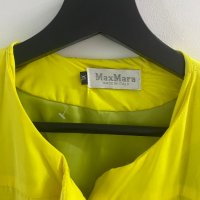 MaxMara жълто късо шлиферче с подплата, снимка 4 - Шлифери - 40049680