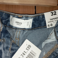High waist Tapered Jeans Mango 32 , снимка 2 - Дънки - 44926875