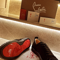 мъжки обувки Louboutin, снимка 1 - Спортно елегантни обувки - 44859685
