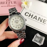 Луксозен дамски ръчен часовник Rolex, стилен Ролекс , водоустойчив, снимка 5 - Дамски - 37074895