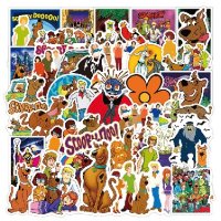 50 бр Скуби Ду Scooby Doo самозалепващи лепенки стикери за украса декор картонена торта, снимка 2 - Други - 43991847