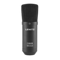 Кондензаторен USB микрофон Lewitz C100, снимка 2 - Микрофони - 40601315