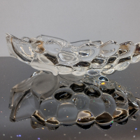 Кристална фруктиера/ бонбониера Walther Glas с форма на грозде, снимка 8 - Декорация за дома - 44872814