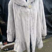 Елегантно дамско палто от еко кожа, снимка 4 - Палта, манта - 27557636