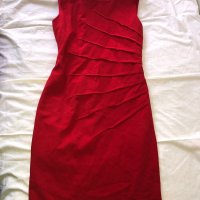 Calvin Klein Дамска червена рокля, снимка 1 - Рокли - 28800659