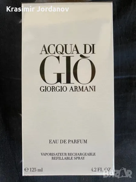 GIORGIO ARMANI ACQUA DI GIO, снимка 1