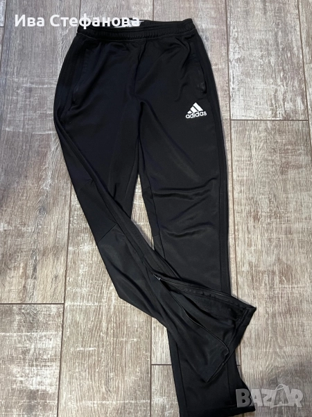 Черно класическо 100 % оригинално спортно долнище Adidas Адидас , снимка 1
