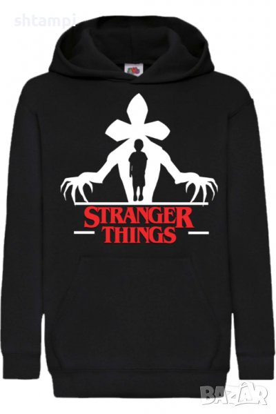Детски Суитчър/Суитшърт Stranger Things Demogorgon 06,Игра,Подарък,Изненада,Забавление,Рожден Ден, снимка 1