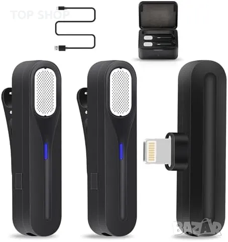 Нов Безжичен лаважен Микрофон за iPhone / iPad  Множество Режими, снимка 1