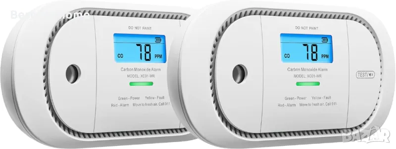 Комплект от 2 бр. детектори за въглероден оксид  X-Sense, снимка 1