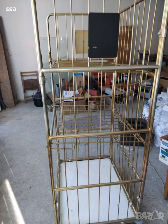 Транспортна складова количка поцинкована, снимка 1