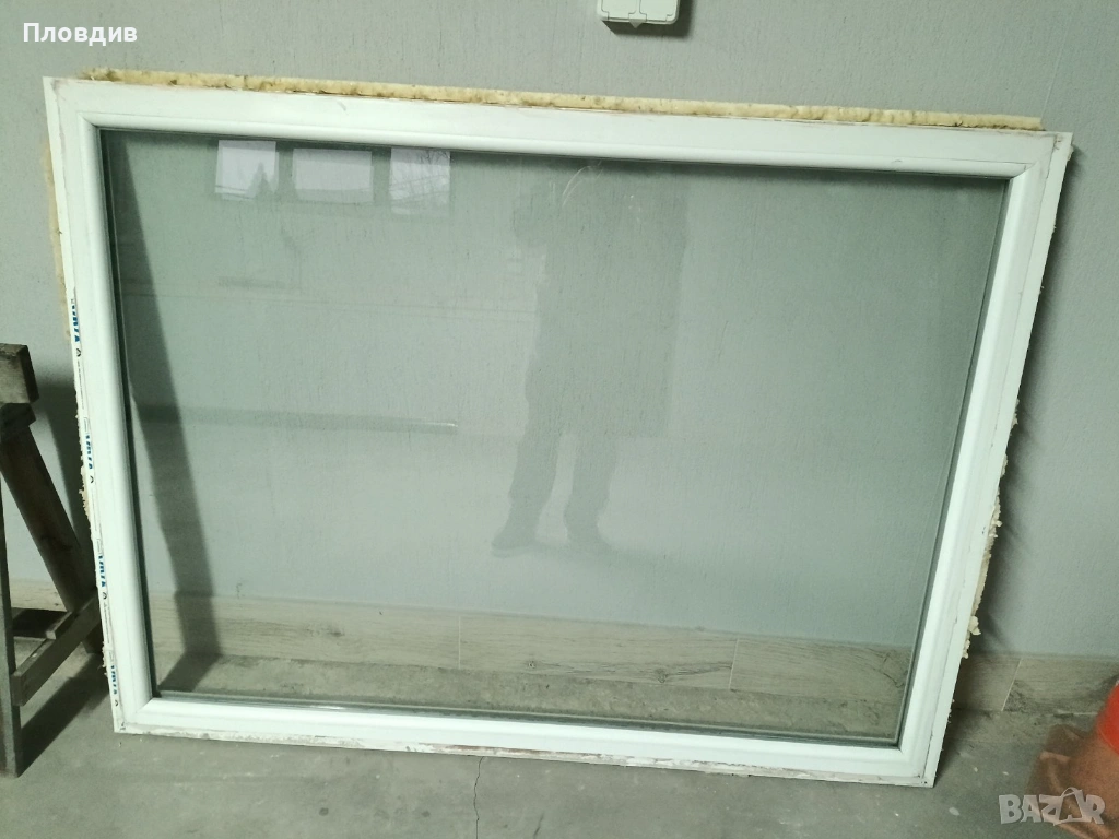 ГОЛЯМ неотваряем ПВЦ прозорец 160х120см, снимка 1