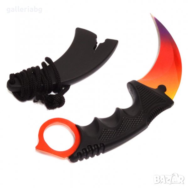 Нож карамбит - Цветен , снимка 1