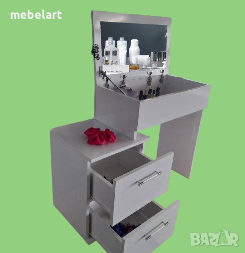 Тоалетка - Бял Гланц, снимка 1