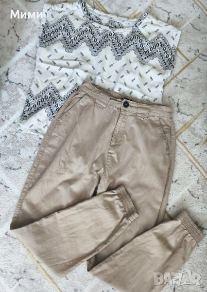 Дамски панталон на"Gropp" и блуза!, снимка 1