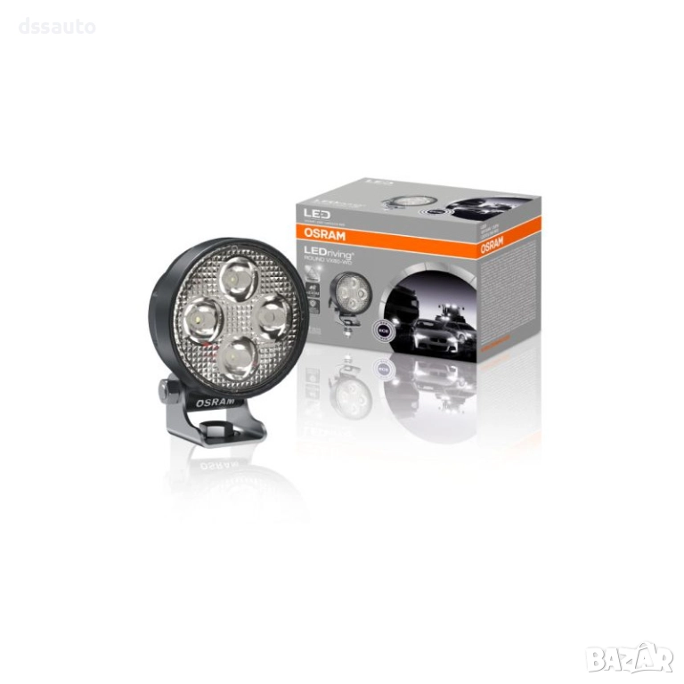 LED фар OSRAM LEDriving ROUND VX80-WD 12/24V 1150lm 6000K, снимка 1