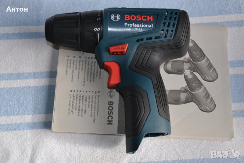 Акумулаторен винтоверт Bosch GSR 120-LI, 12V, снимка 1