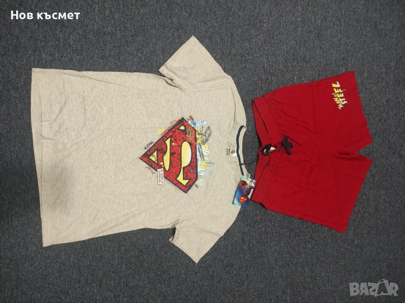 Нова мъжка пижама Sinsay М, L, XXL / Superman/ Grinch/ / Disney/ Коледа, снимка 1