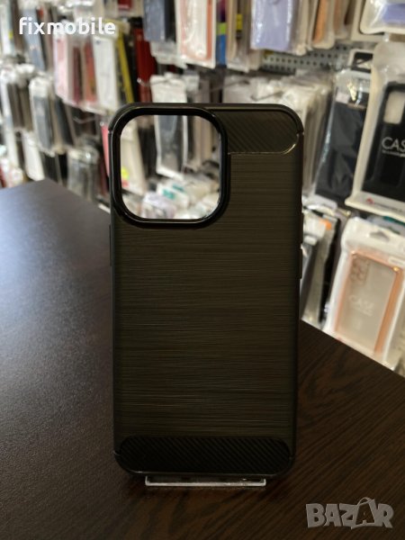 Apple iPhone 13 Pro Carbon Pro силиконов гръб / кейс, снимка 1