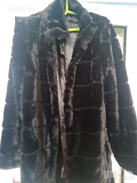 Дамско еко палто,черно, снимка 1