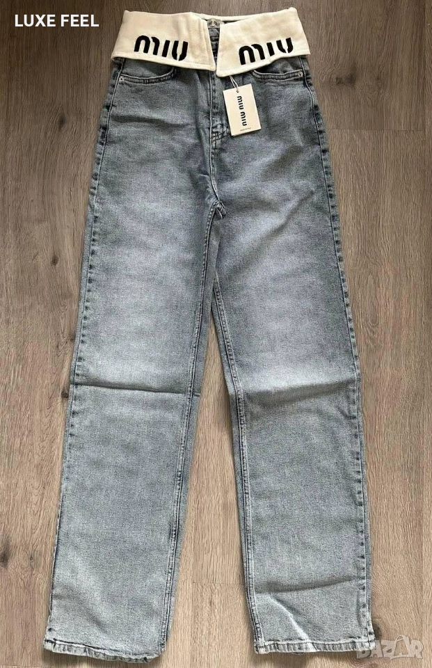 Дамски Дънки L, XL ⚜️ MIU MIU , снимка 1
