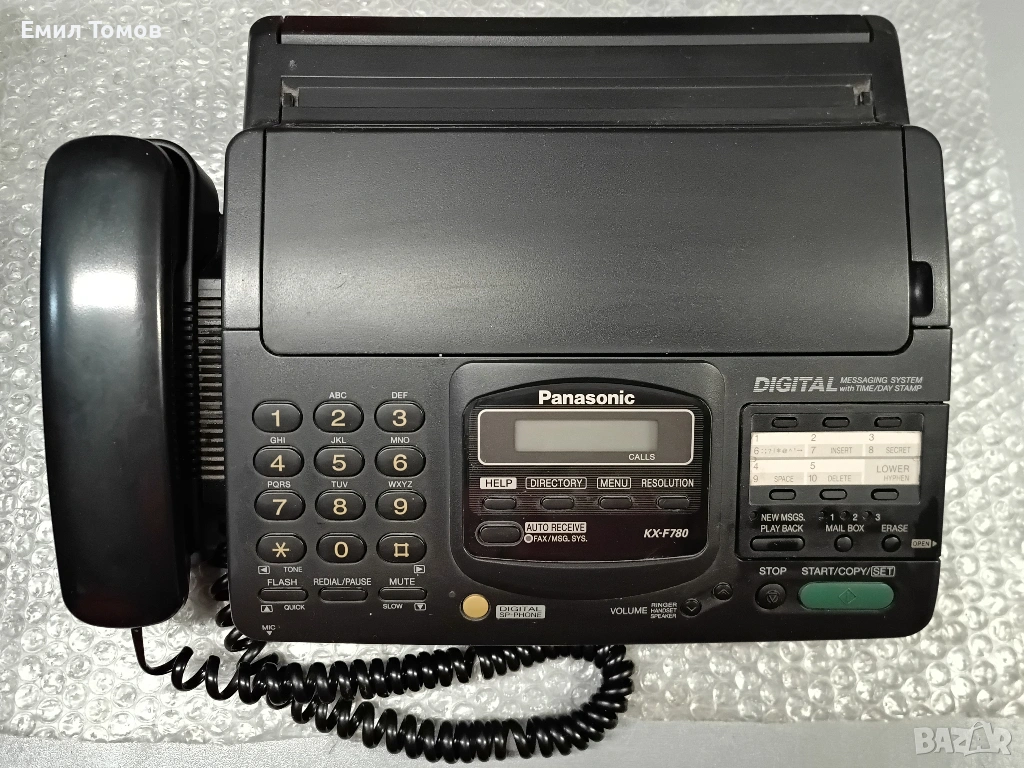 Телефон секретар факс Panasonic KX-F780BX, снимка 1