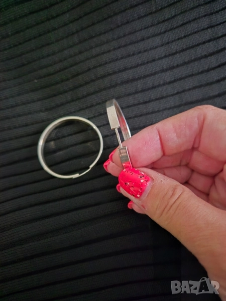 само днес сребърни халки, снимка 1