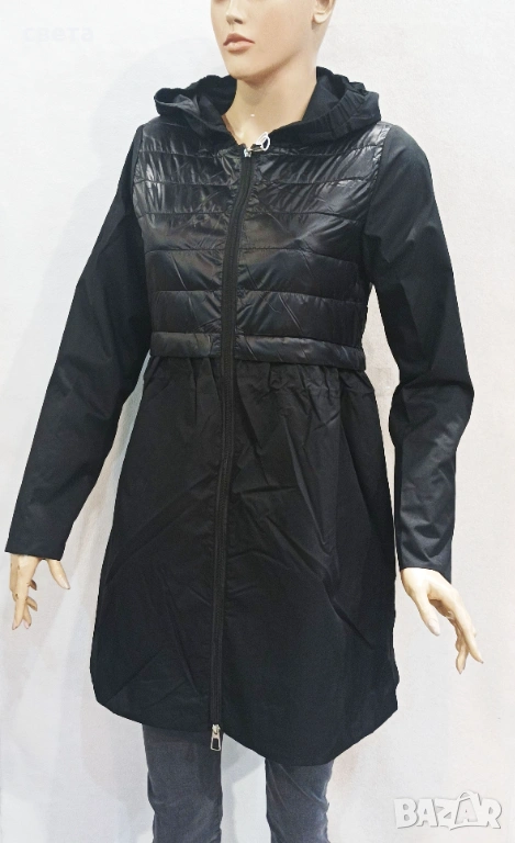 Уникално пролетно яке -  черно, снимка 1