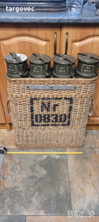 Швейцарска армия кошница с тубуси, снимка 1