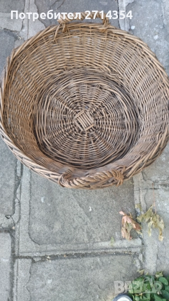 Ретро плетен панер, снимка 1