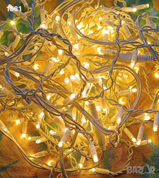 Коледни LED лампички тип Висулка 4м. за външно приложение.Възможност за добавяне до 40м. Нови., снимка 1