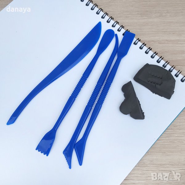 3057 Комплект двустранни инструменти за моделиране, 4 броя, снимка 1