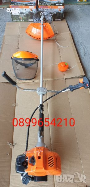 Бензинов тример 56кубика с шлем , снимка 1