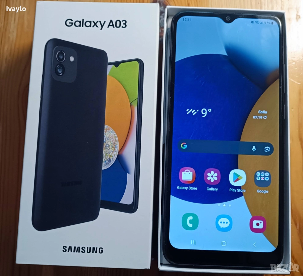 Samsung A03 64gb Черен, снимка 1