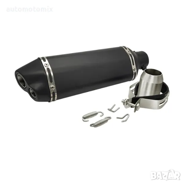 Гърне за мотоциклет 40см - ЧЕРЕН МАТ, 721200, снимка 1