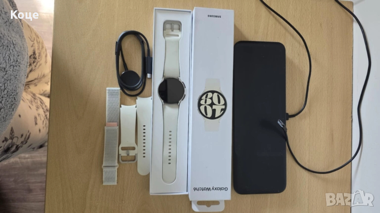 Комплект Samsung Galaxy Watch 6 + Tripple charger + Strap, снимка 1