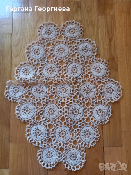 Покривка плетена на една кука, снимка 1